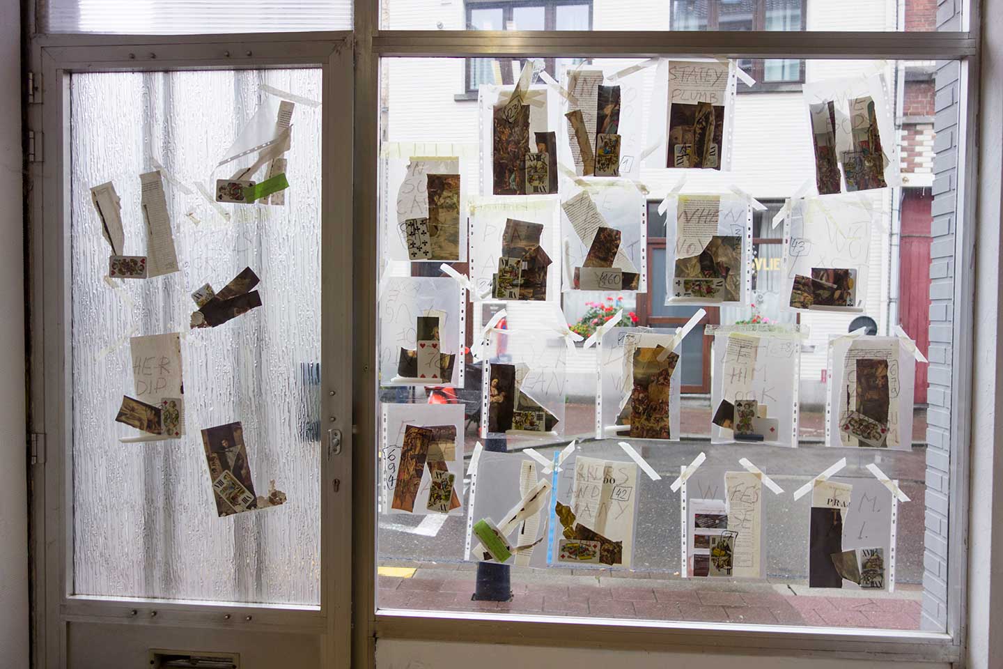 Jadran Sturm - view of window part of installation
