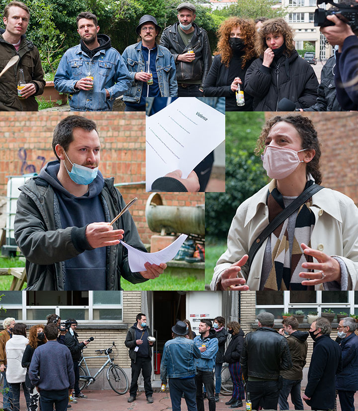 Samuel Hus, activist. Interactive performance-lecture outside the exhibition space.